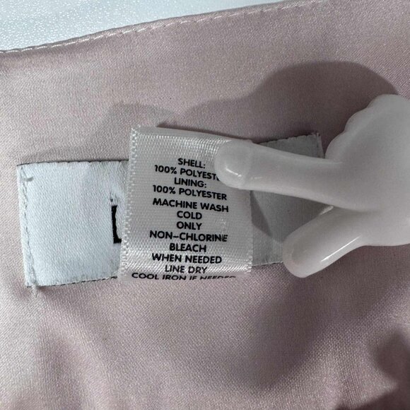 Ann Taylor LOFT Blush Pleated Scoop Neck Sleeveless Blouse – Size L - Picture 5 of 7